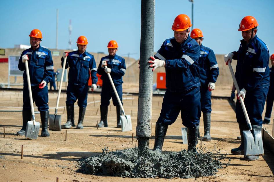O‘zbekistonda birinchi AES qurilishida dastlabki beton ishlari boshlandi